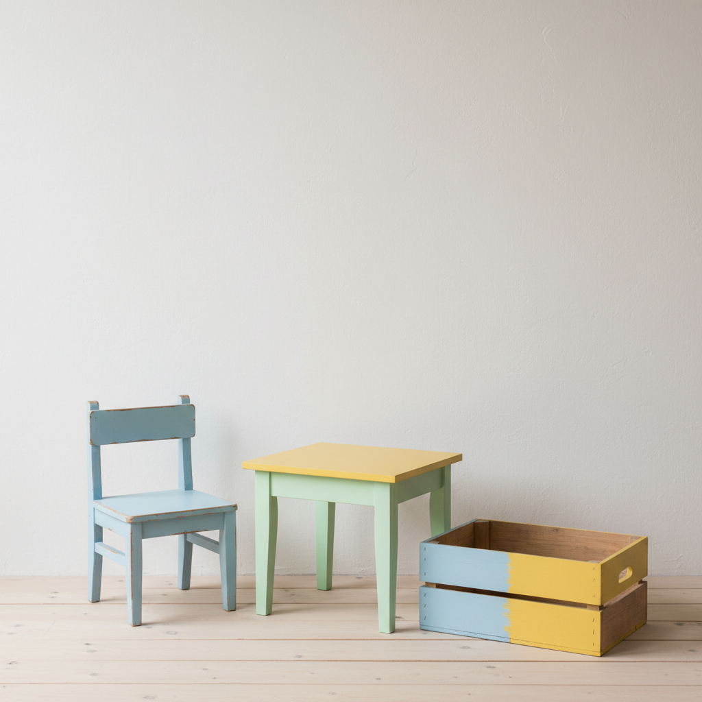 Wykańczanie sufitów i ścian wewnętrznych. Drewniane meble DIY – czym malować drewniane powierzchnie?