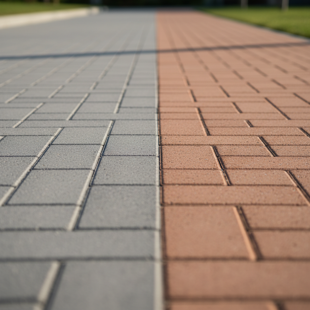 Kostka bez fazy: Nowoczesna estetyka i gładkie nawierzchnie w Twoim otoczeniu. Poznaj zalety i wady tego rozwiązania!