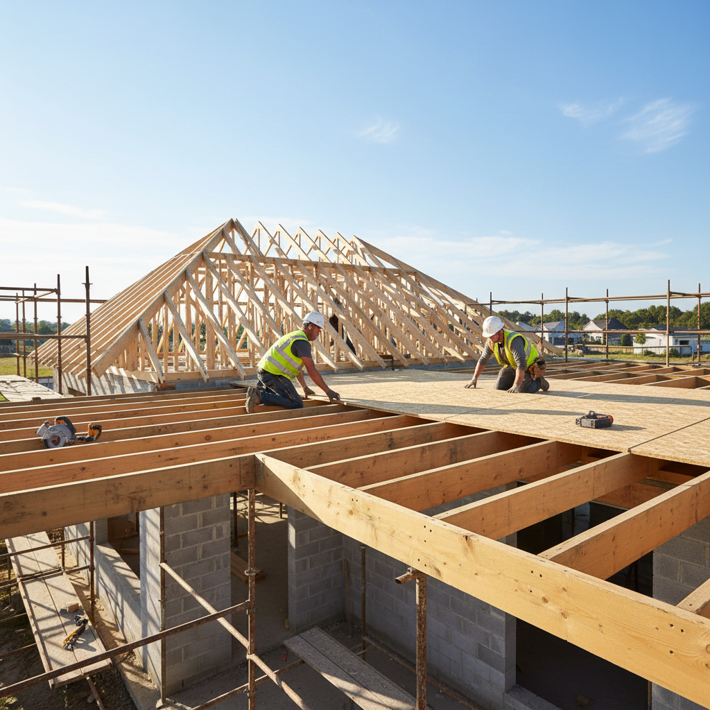 Strop drewniany z płytami OSB: Nowoczesne rozwiązania w budownictwie