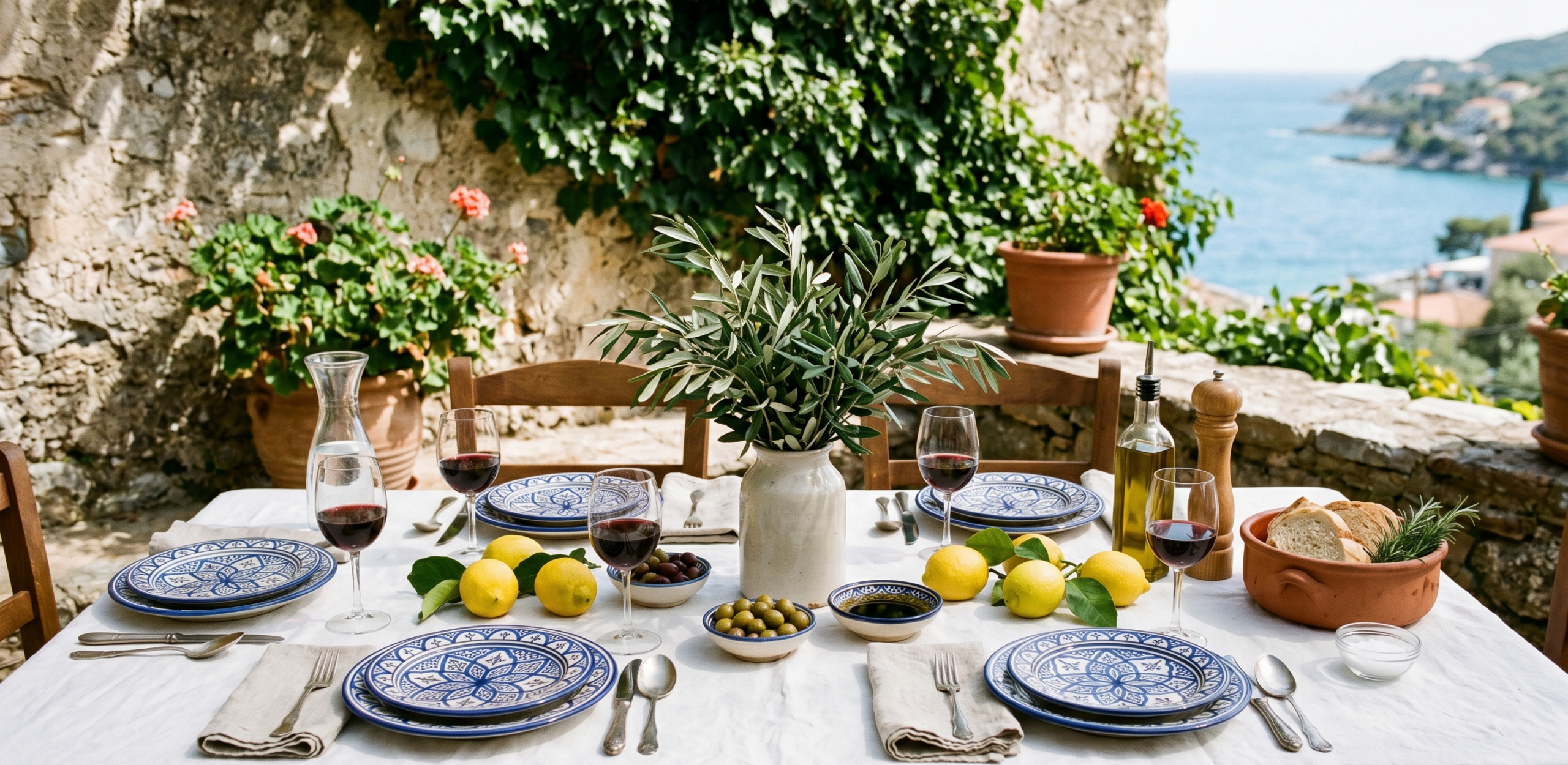 Akcesoria kuchenne: wzory i kolory letnich dekoracji stołu