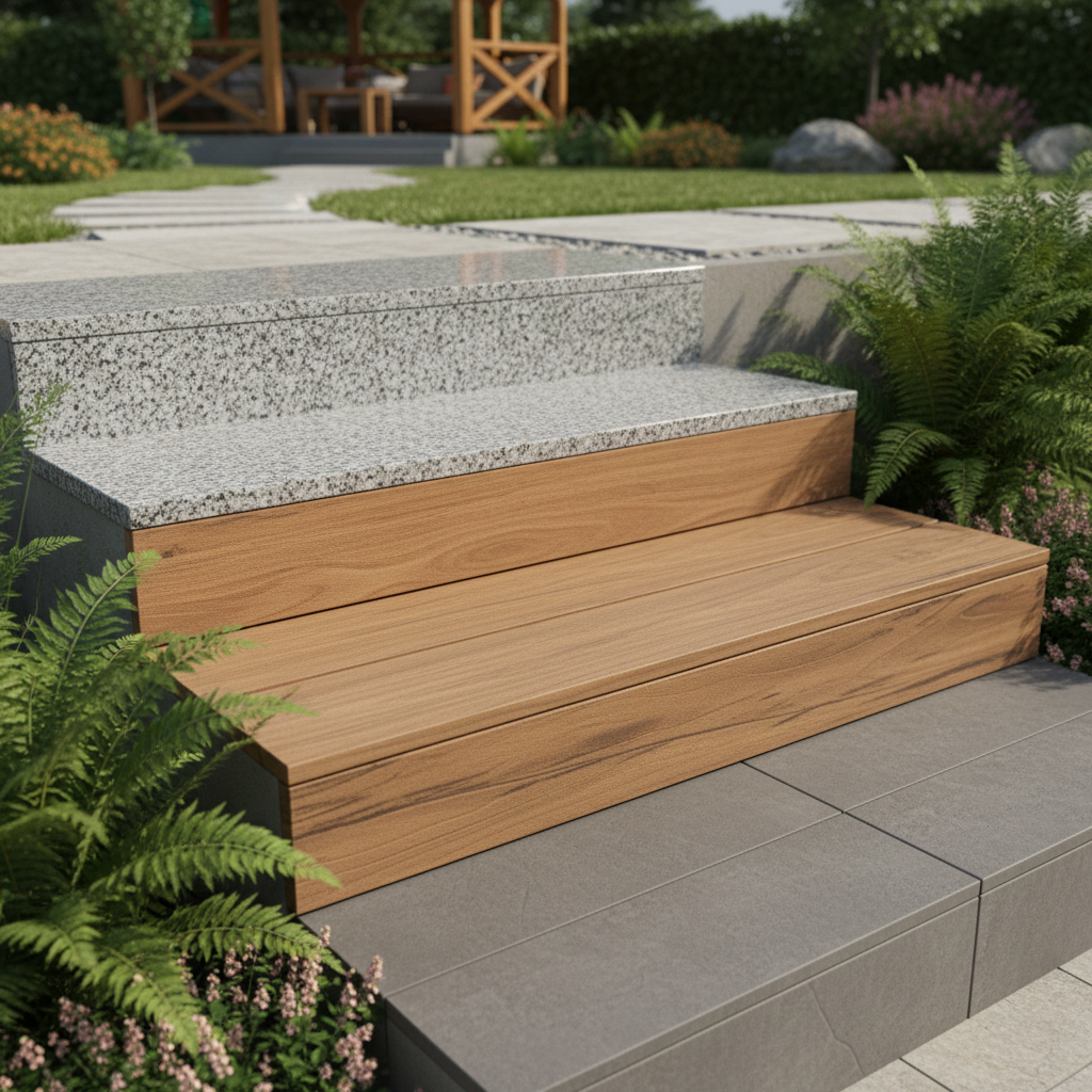 Betonowe schody w ogrodzie: projekt i aranżacja