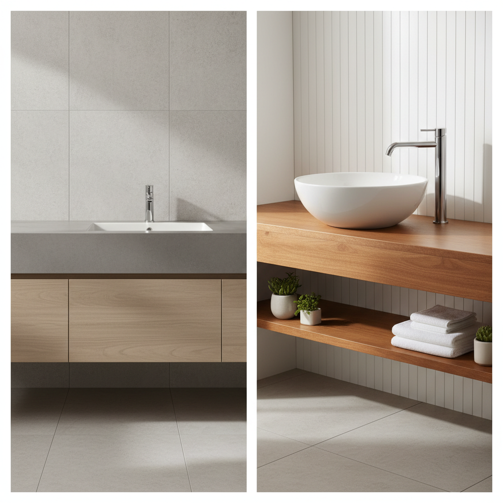 Nowoczesne baterie umywalkowe dokos z bocznym mieszaczem od Inveny