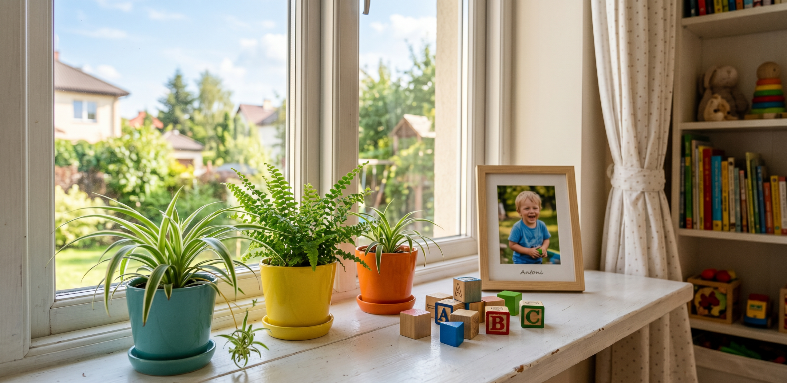 5 pomysłów na dekorację okna w pokoju dziecka