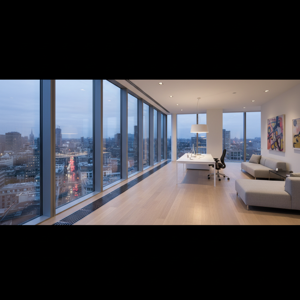 Grzejniki kanałowe: Idealne rozwiązanie przy trudnej aranżacji wnętrza z dużymi oknami