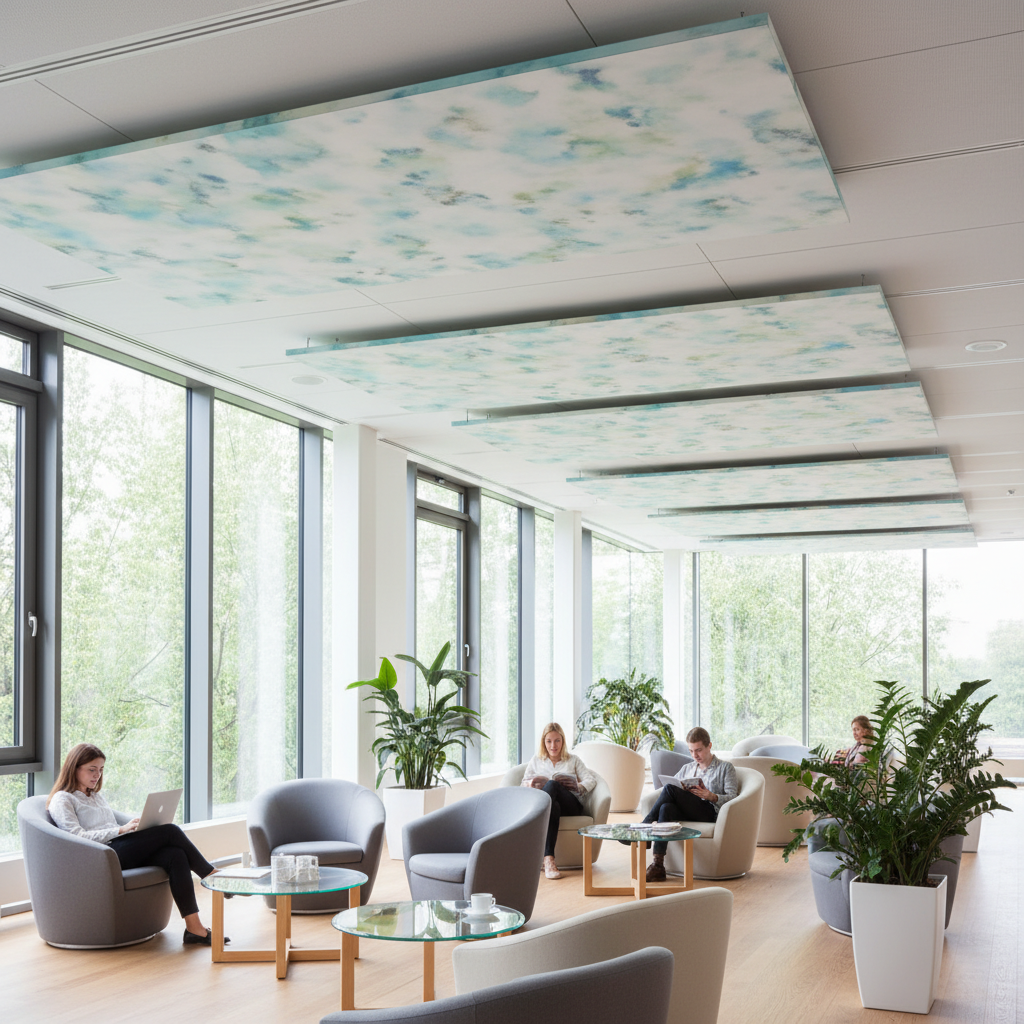 THERMATEX Varioline i Varioline Motiv: Nowa era eleganckich i funkcjonalnych sufitów podwieszanych od Knauf AMF