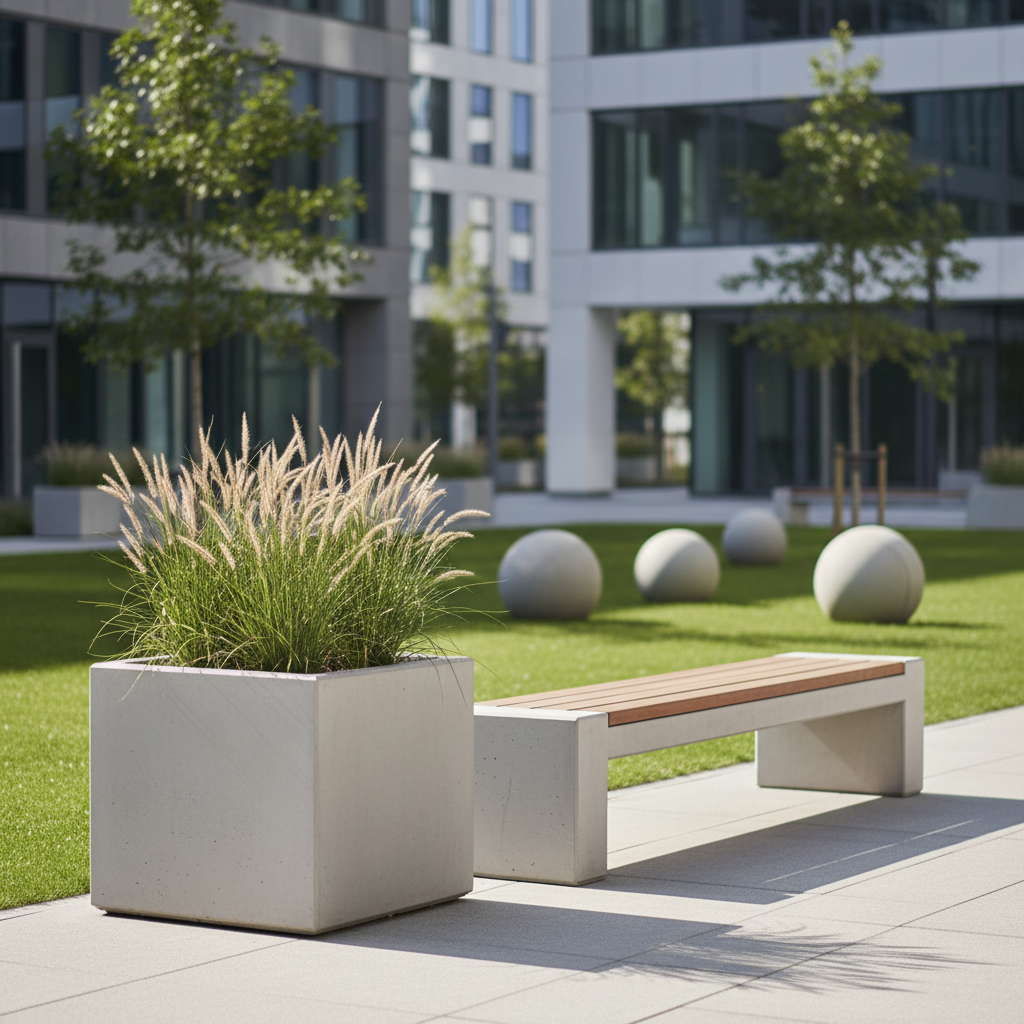 Beton w nowoczesnych przestrzeniach publicznych – przemiana miejskiego krajobrazu