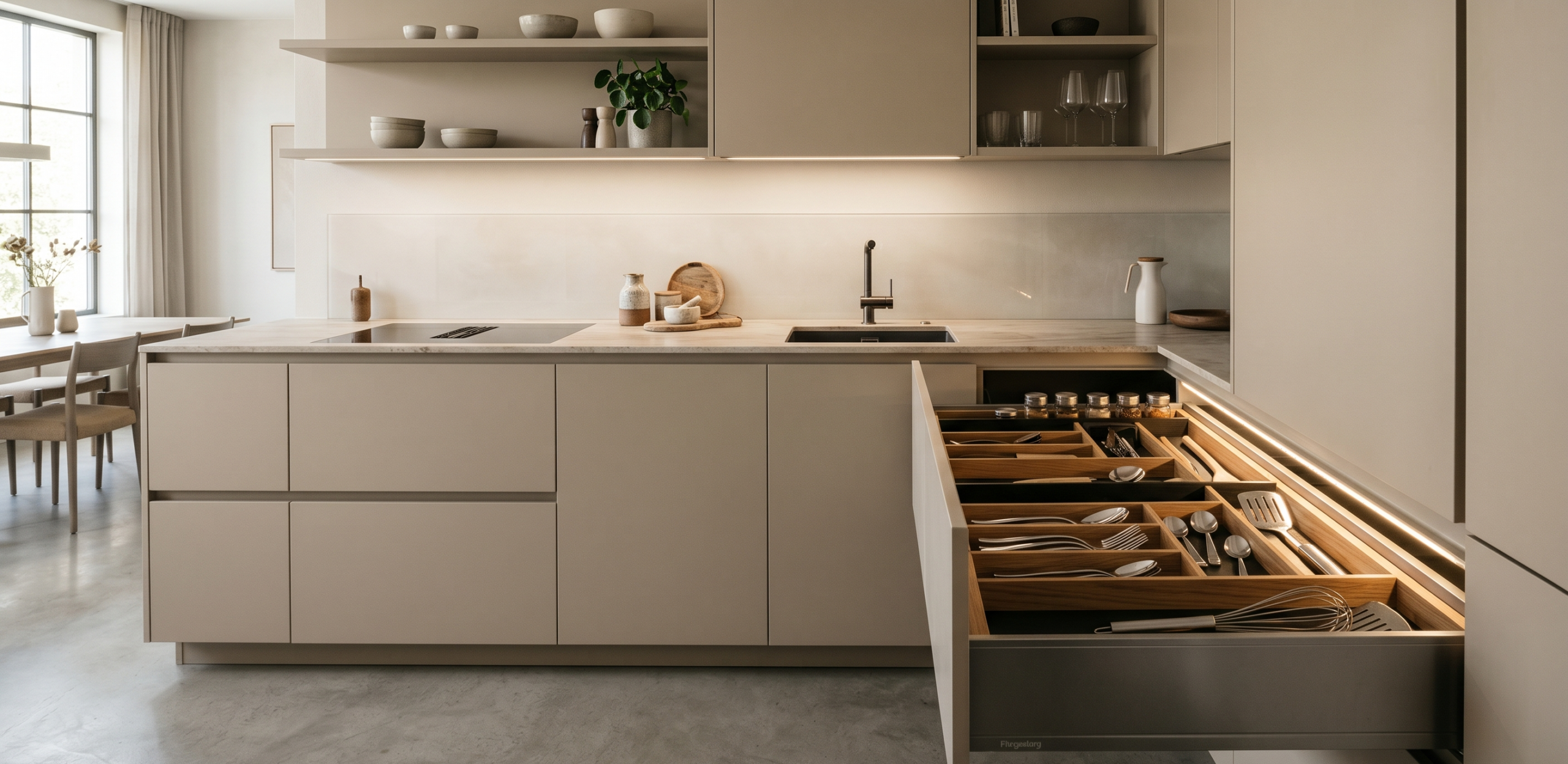 W co wyposażyć kuchenne szafki narożne? Przewodnik po inteligentnych rozwiązaniach