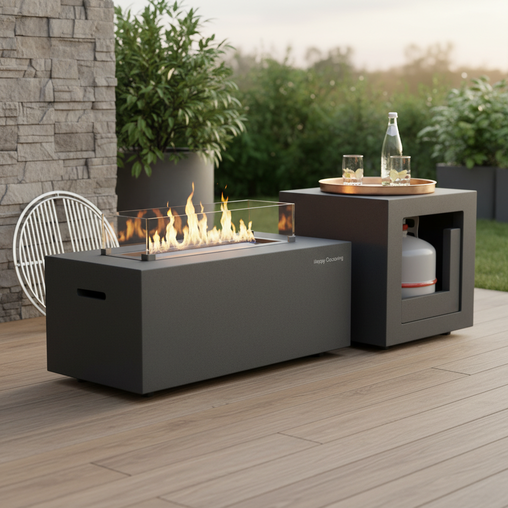 Paleniska Gazowe Happy Cocooning – Prawdziwy płomień na tarasie i w ogrodzie
