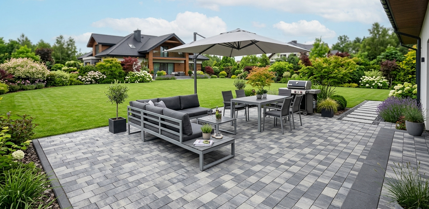 Intrygujące kolory nawierzchni – kostki z linii Libet Decco Colormix