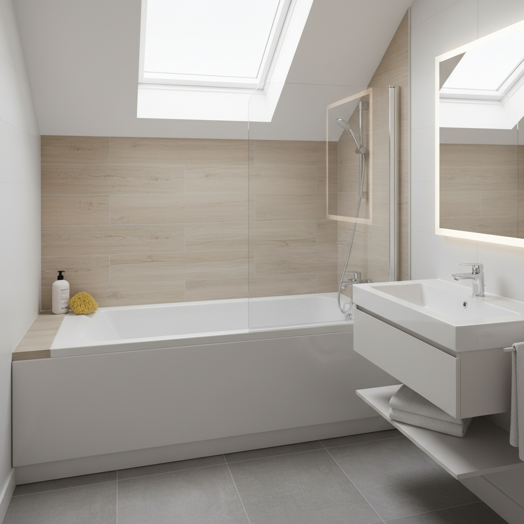 Mała łazienka w bloku: funkcjonalne i modne wnętrze