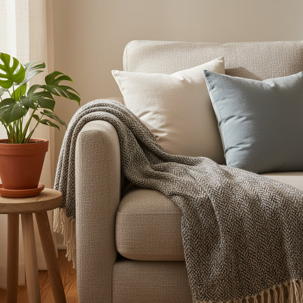 Nowoczesny apartament: naturalne materiały i mnóstwo światła – Harmonia w aranżacji wnętrz